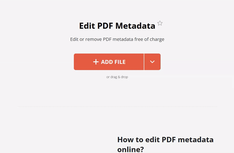 What Is Metadata In PDF? How To View And Edit It? - PDF Candy